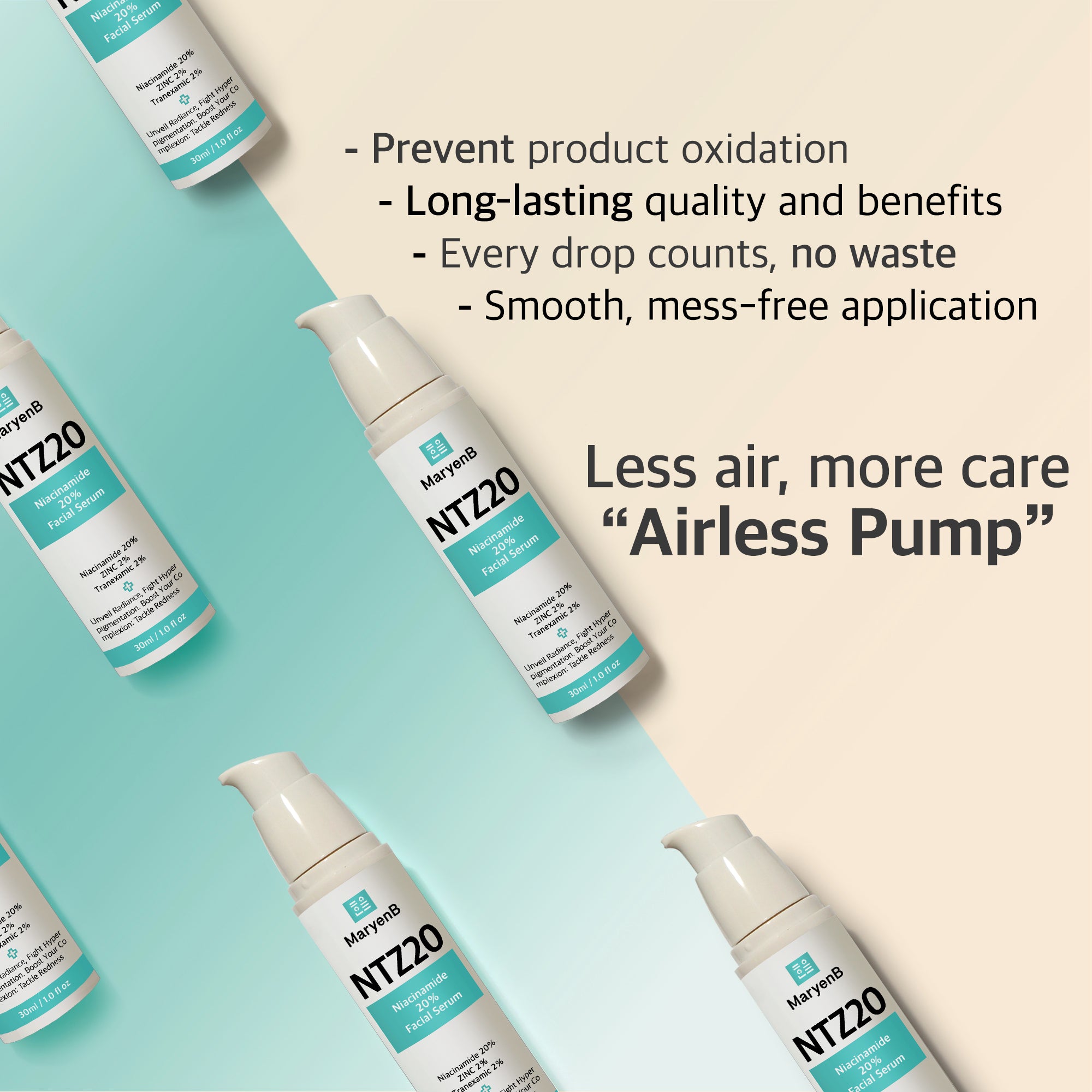 MaryenB NTZ20 Niacinamide 20% Pore Minimizer Serum 1 Fl Oz - Oil Control